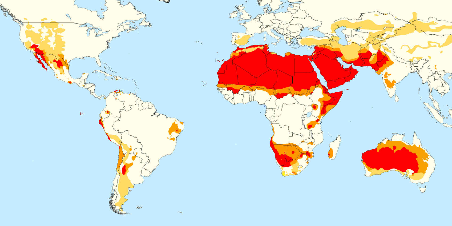 Combating Desertification - itoco-arid-map-1